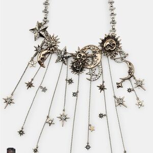 Zara Silver and Gold Celestial Necklace